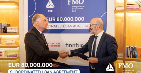 Банк FMO дав кредит TBC Bank на суму 80 млн. євро