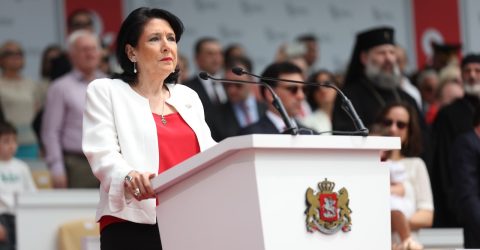 Президент Грузии выступила с годовым отчётом