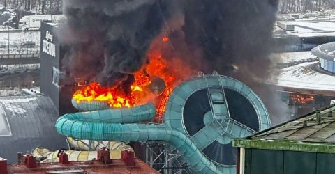 Взрыв уничтожил крупнейший аквапарк Швеции
